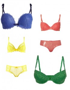 soutien gorge coloré