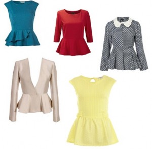 vestes hauts peplum