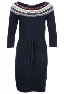 robe pas cher courte de chez mint berry sur zalando robe pull bleu foncé motif hiver