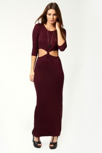 photo de robe longue pas cher de boohoo