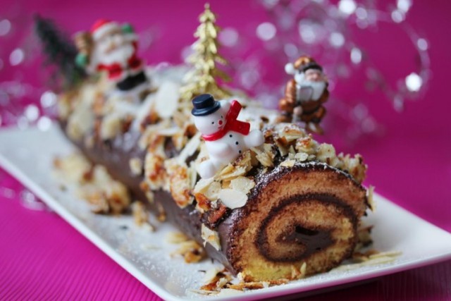 Buche de Noël Cerf Dellier