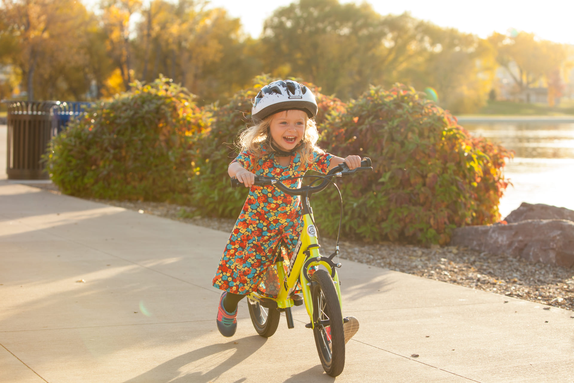 Strider Bike : la marque de draisienne investie auprès des enfants